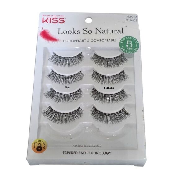 Kiss Natural Look False Eyelashes - Picture 1 of 2